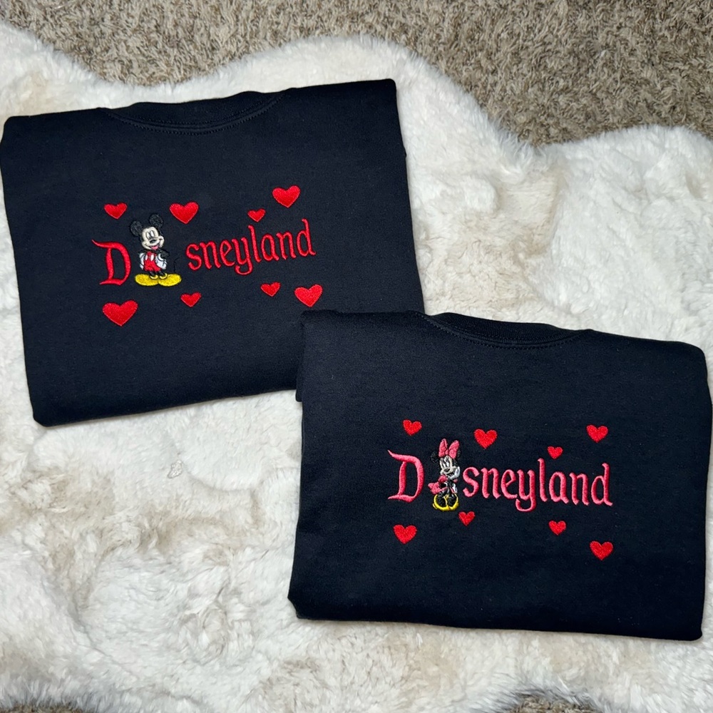 Disneyland Crewneck set, Mickey & Minnie
